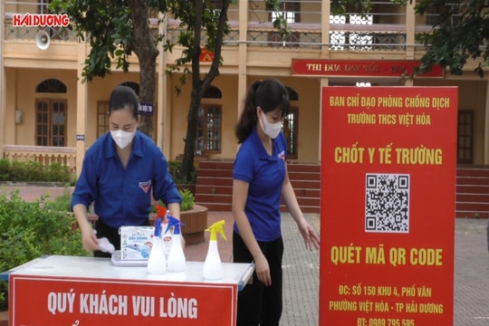 Sẵn sàng đón học sinh đến trường